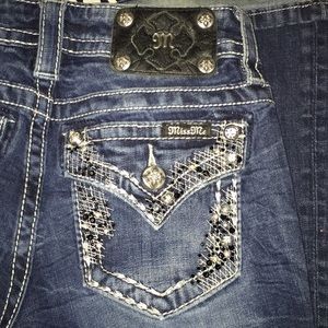 Miss Me Bootcut Jeans Bling